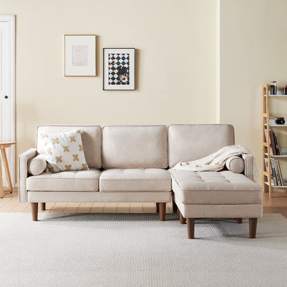 Mora Linen Sectional Sofa