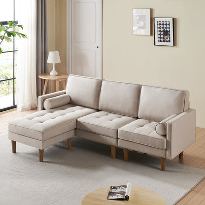 Mora Linen Sectional Sofa