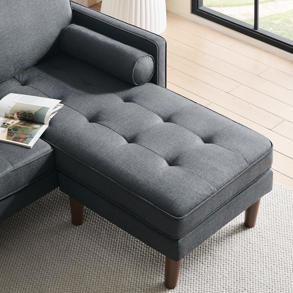 Mora Linen Sectional Sofa
